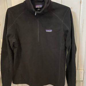 Women’s Medium Black Micro D 1/4 Zip